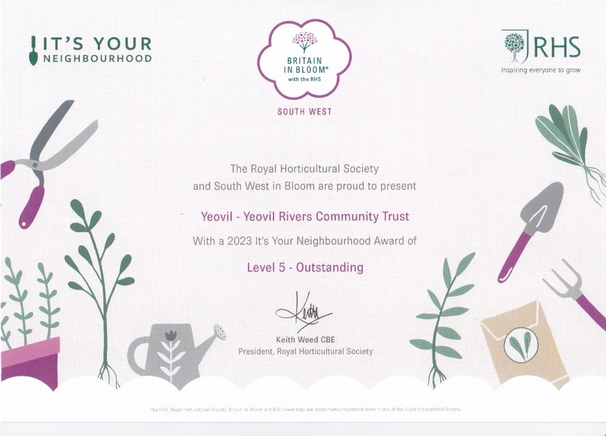 It's Your Neighbourhood 2023 certificate