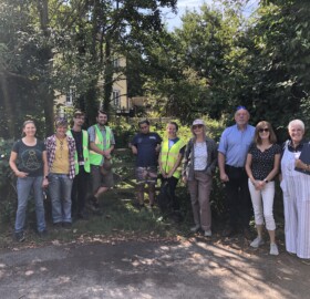 YRCT presented with an 'Outstanding' award from RHS Community Gardening Britain in Bloom for our community project at Alvington Pond in Yeovil, in collaboration with Brympton Parish Council and SSDC.